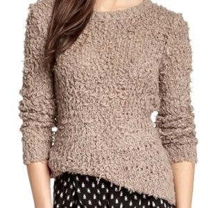 Cozy Textured Tan Sweater